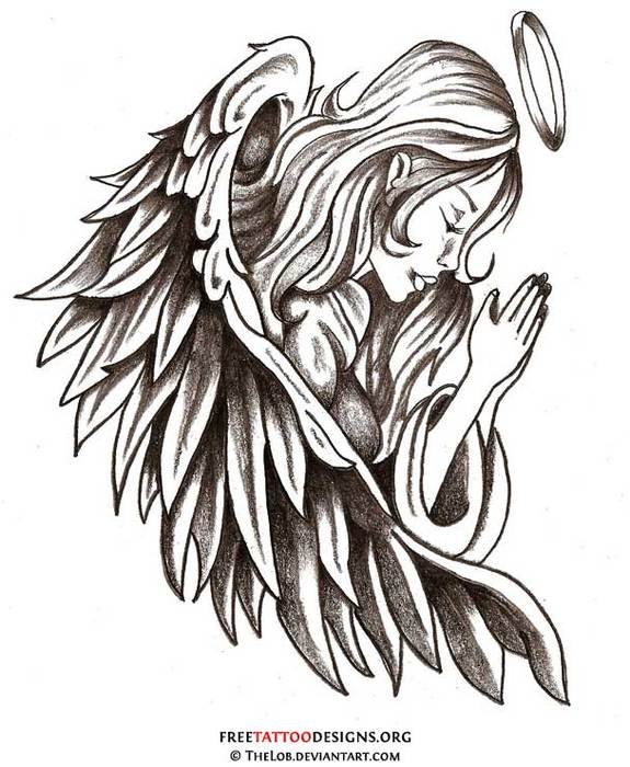 Guardian Angel Tattoos N2