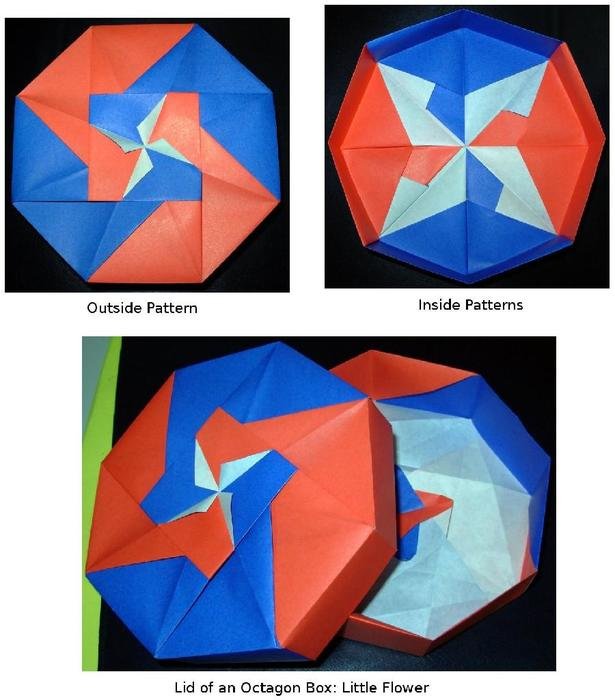 Origami Box drawing