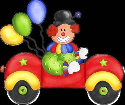 Clown With Balloons Clip Art N5