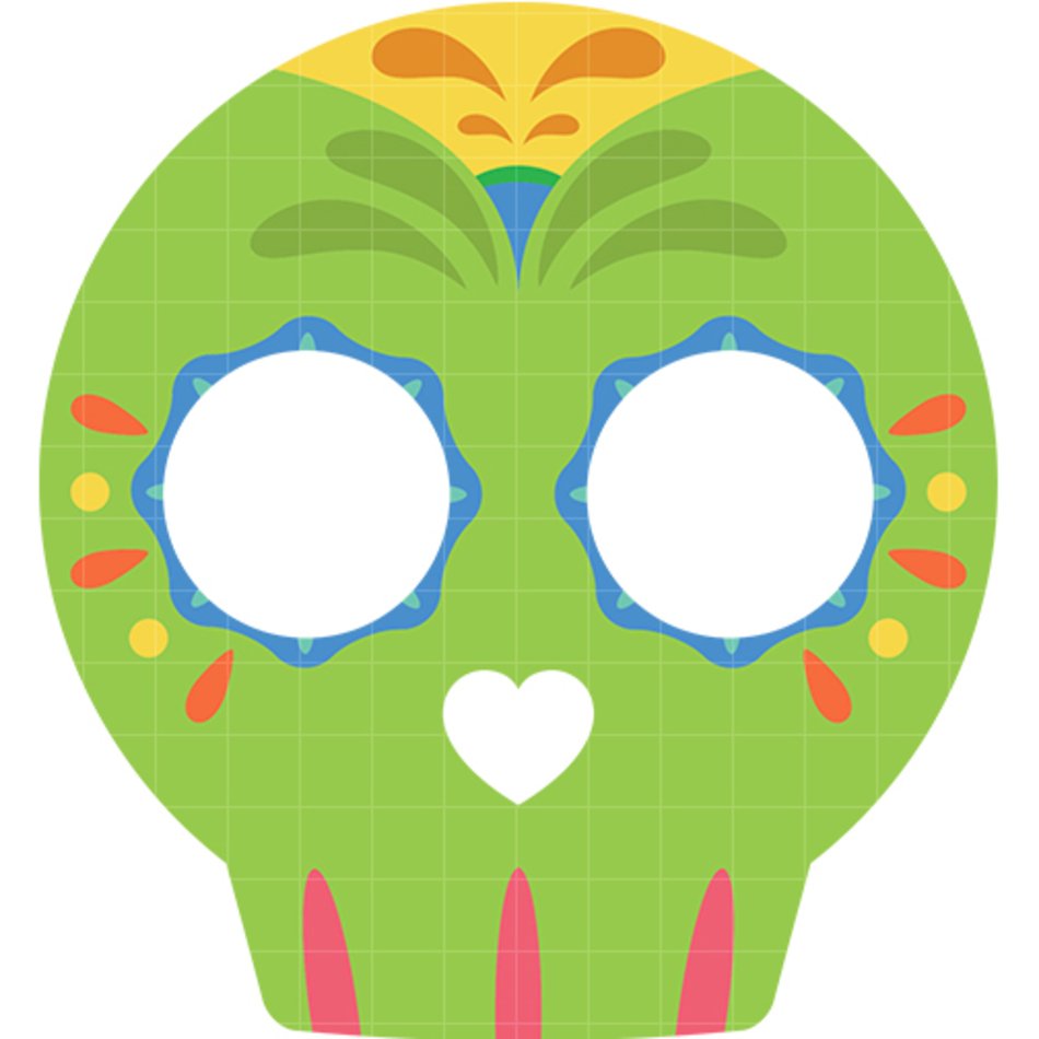 Sugar Skull Clip Art N8