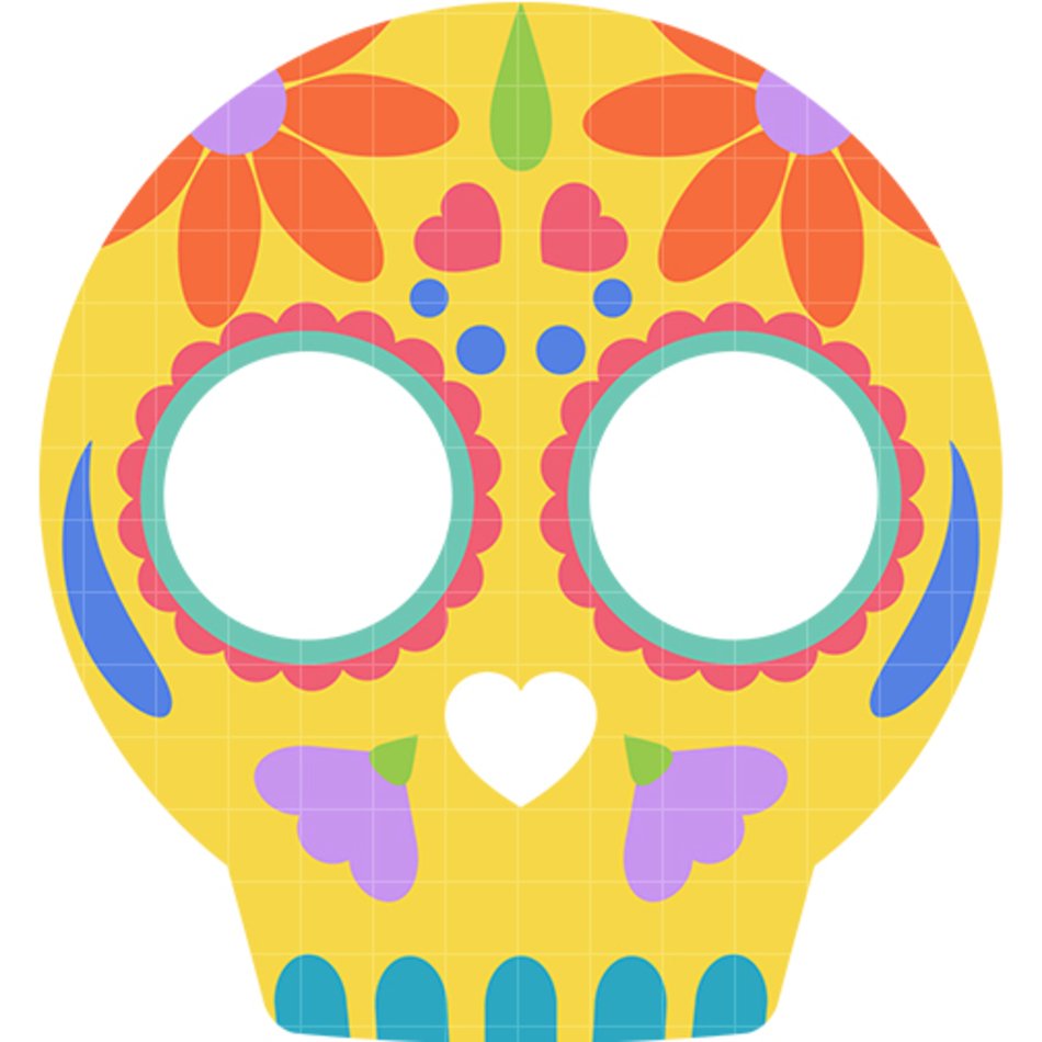 Sugar Skull Clip Art N10