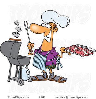 Barbecue Grill Cartoon N2