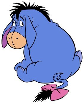 Winnie The Pooh Characters Eeyore free image download