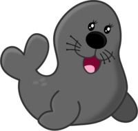 Baby Seal Clip Art