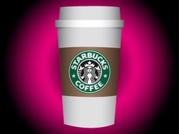 Clip art of Starbucks Coffee Cup