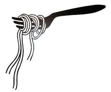 Spaghetti With Fork Clip Art