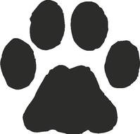 Bobcat Paw Print Clip Art N2