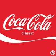 Coca Cola Logo red white drawing