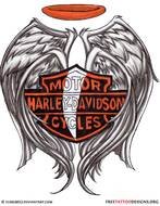 Harley Davidson Logo Tattoos
