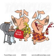 BBQ Pig Clip Art N23
