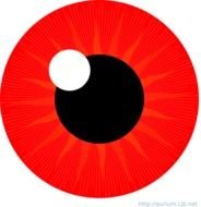 Red Eye Clip Art N3