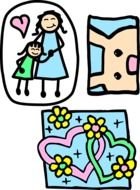 Love of Mother clipart