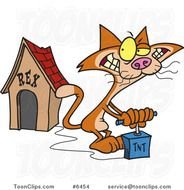 Cat Dog Cartoon House