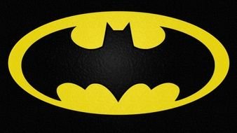 Batman black Sign drawing