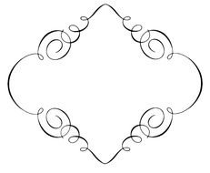Vintage Borders And Frames Clip Art drawing