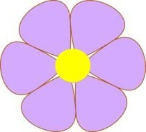 Purple Flower Clip Art N33