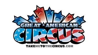 great american circus, colorful logo