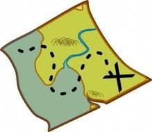 Treasure Map Clip Art N20