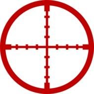 Gun Target Clip Art N4