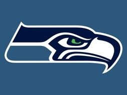 Seattle Seahawks head drawing