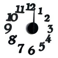 Adhesive Numbers Wall Clock