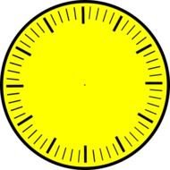 Clock Face With No Hands