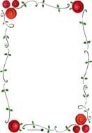 Rose Border Clip Art drawing