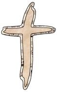 Vintage Sheet Music cross drawing