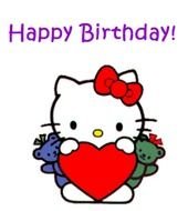 Hello Kitty Happy Birthday