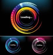 Loading Bar Vector drawing