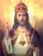 Jesus Christ As King drawing