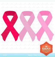 Small Pink Ribbon Clip Art