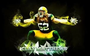 Clay Matthews Green Bay Packers drawing