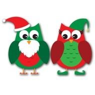 Christmas Owls Clip Art N6