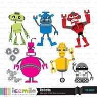 Robots Digital Clipart By IcemiloClipart On Etsy $500