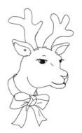 Cute Deer Drawing