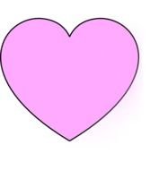 Light Pink Heart Clip Art N3