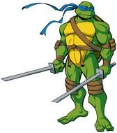 Teenage Mutant Ninja Turtles Leonardo Cartoon