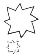 Printable Star Shape Patterns