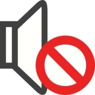 large mute icon