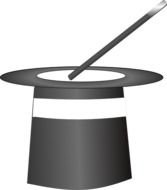 Magic Clip Art Black And White
