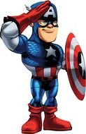 Super Hero Squad Captain America drawing