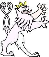 Lion With Crown Clip Art N3