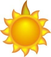 Sun Rays Clip Art N21