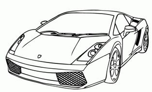 Ä°llustration of Lamborghini car
