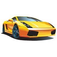 Lamborghini 3d drawing