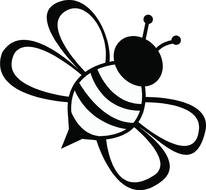Simple Bee Drawing