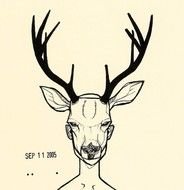 Deer Antler Drawings N2