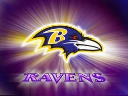 purple desktop with Baltimore Ravens Logo