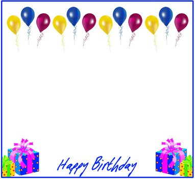 Birthday Page Borders